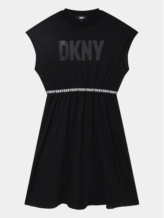 DKNY Sukienka codzienna D32898 S Czarny Regular Fit