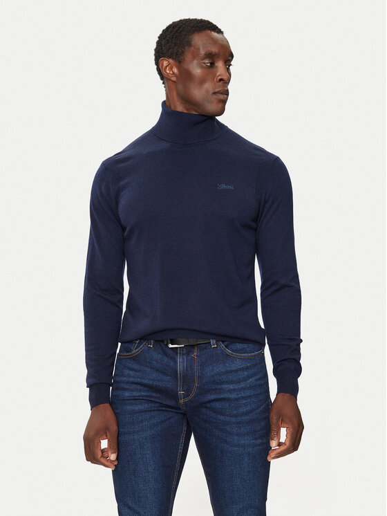 Guess Golf M4BR05 Z3H82 Granatowy Regular Fit