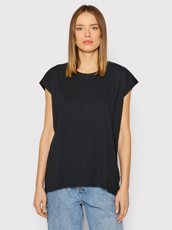 Noisy May T-Shirt Mathilde 27002573 Czarny Oversize