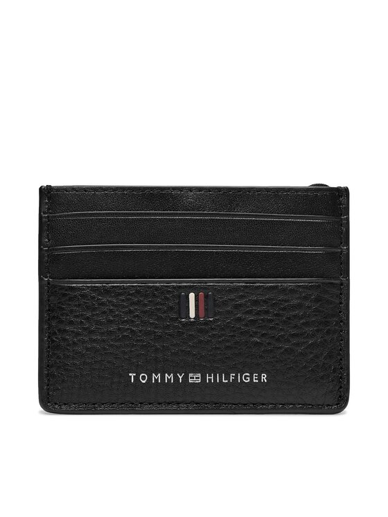 Tommy Hilfiger Etui na karty kredytowe Th Central Cc Holder AM0AM11858 Czarny