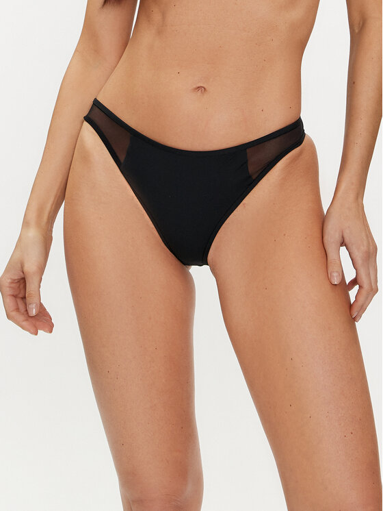 Calvin Klein Swimwear Dół od bikini KW0KW02329 Czarny