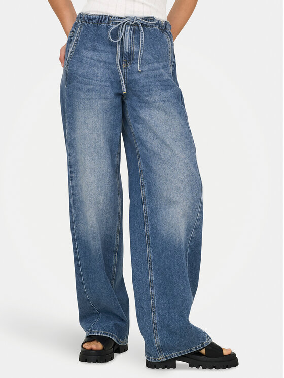 ONLY Jeansy Pennie 15359088 Niebieski Wide Leg