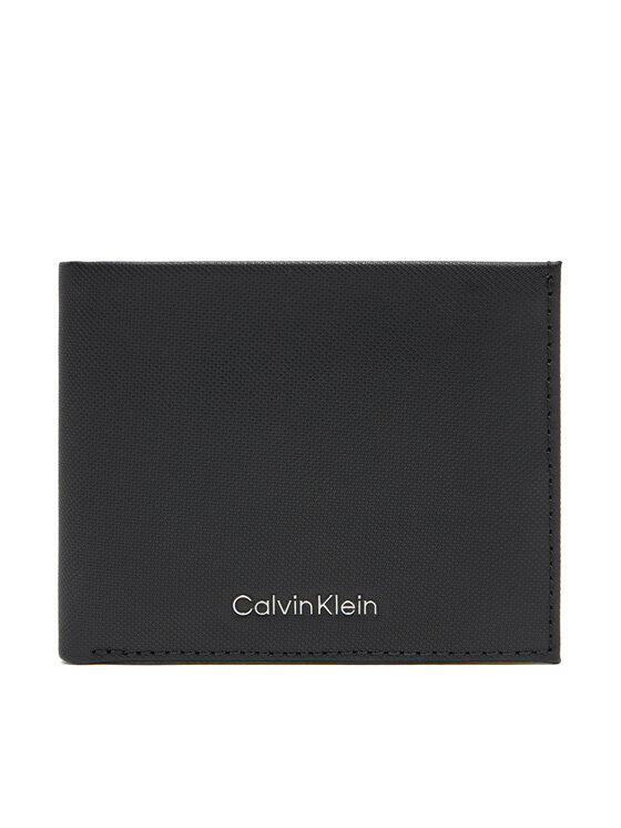 Calvin Klein Portfel męski Ck Must Billfold LV04D1042G Czarny