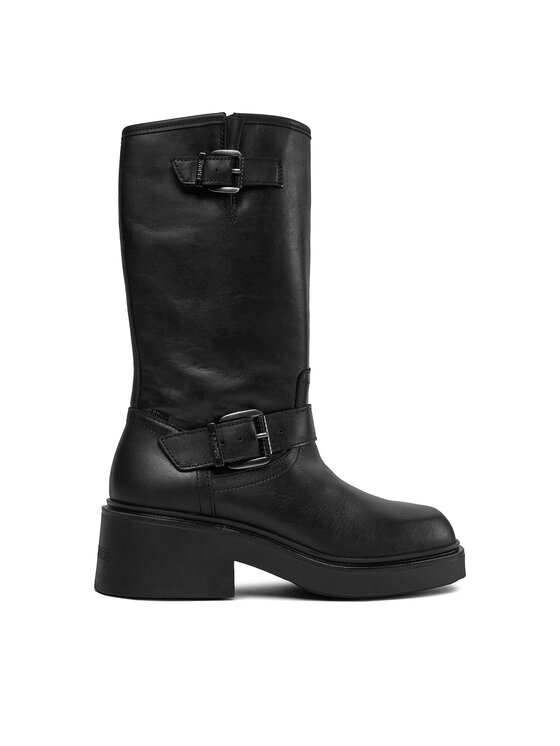 Bronx Botki Ankle 47509-A Czarny