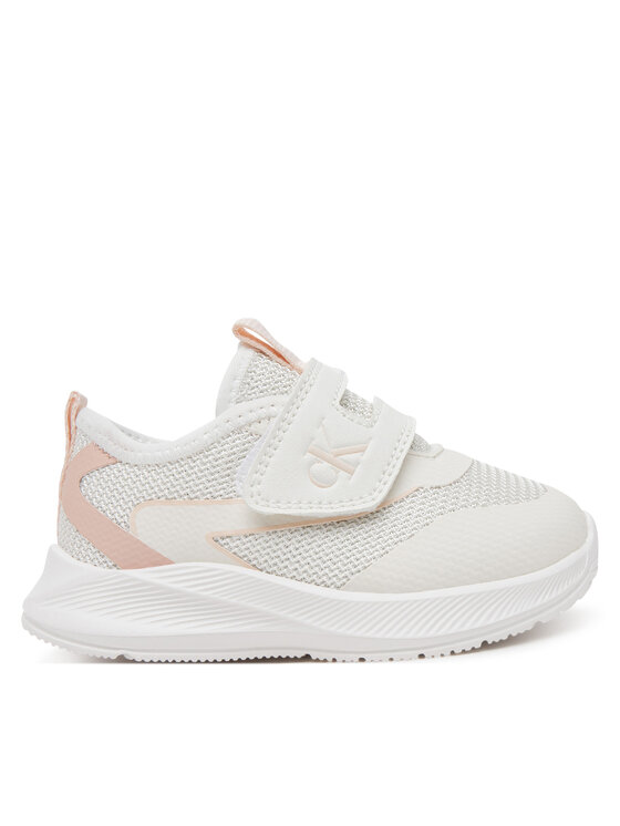 Calvin Klein Jeans Sneakersy Low Cut Velcro V1A9-82026-1697A M Biały