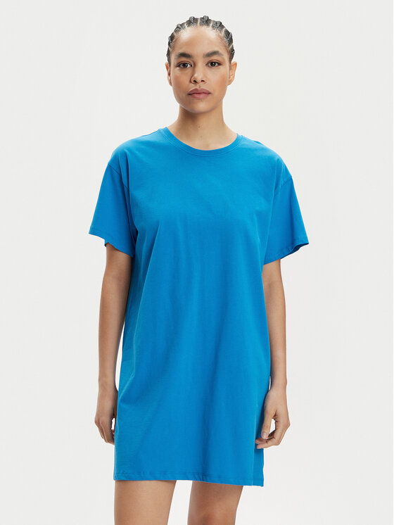 Pieces Sukienka codzienna Ria 17149328 Niebieski Loose Fit