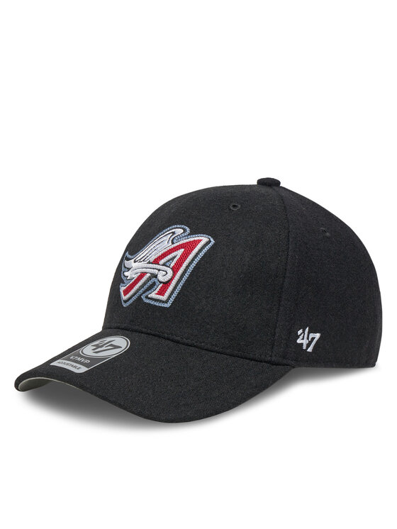 47 Brand Czapka z daszkiem MLB Los Angeles Dodgers BCPTN-CHSMS04WIP Czarny