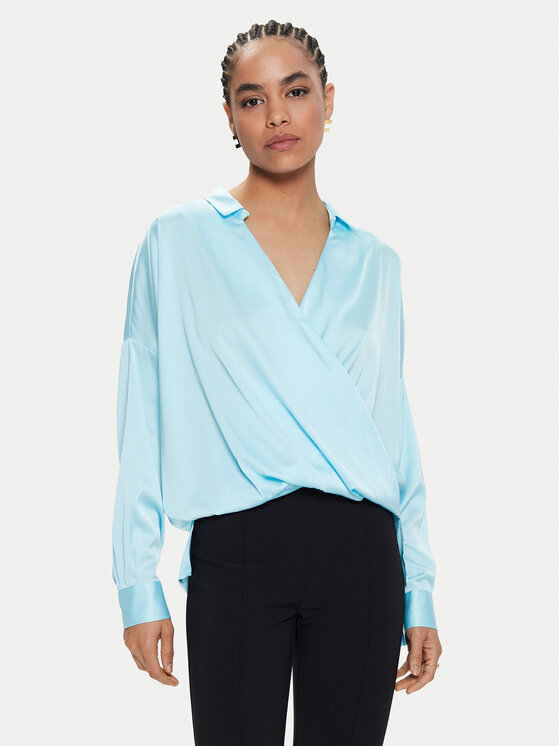 Imperial Koszula CJF4HDG Błękitny Relaxed Fit