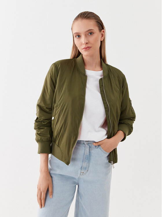 ONLY Kurtka bomber 15293313 Zielony Regular Fit
