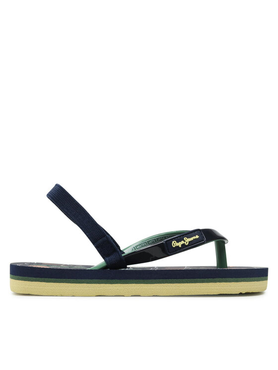 Pepe Jeans Sandały Beach Palms Boy K PBS70052 Granatowy