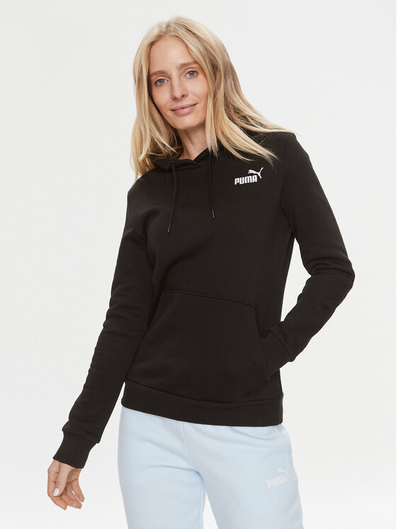 Puma Bluza Ess+ Embroidery 670004 Czarny Regular Fit
