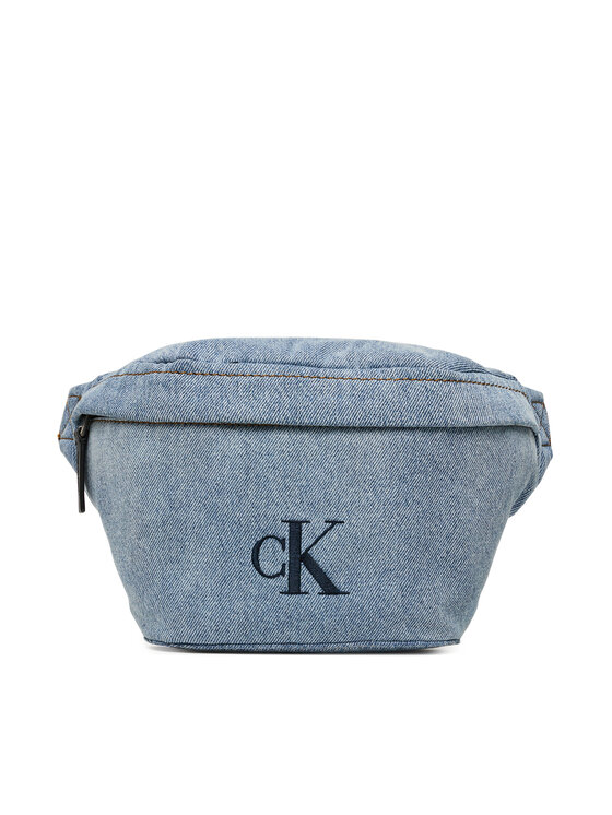 Calvin Klein Saszetka nerka Ckj Denim Waistbag LV04G3149G Błękitny