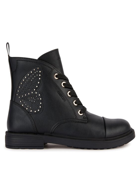 Geox Botki J Eclair Girl J369QM 000BC C9999 M Czarny