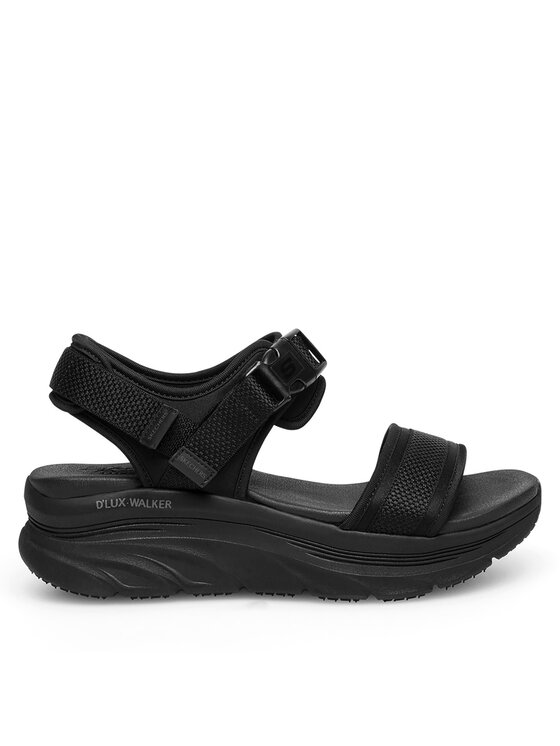 Skechers Sandały D'LUX WALKER 119824 BBK Czarny