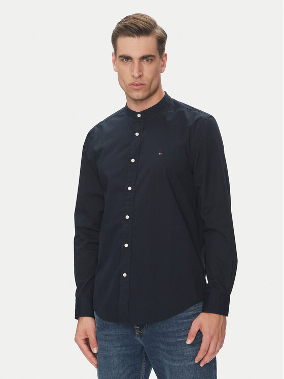 Tommy Hilfiger Koszula MW0MW39966 Granatowy Regular Fit