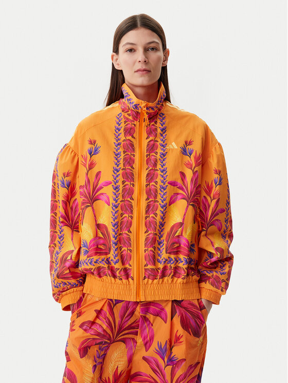 adidas Kurtka przejściowa FARM Premium JD6305 Pomarańczowy Loose Fit