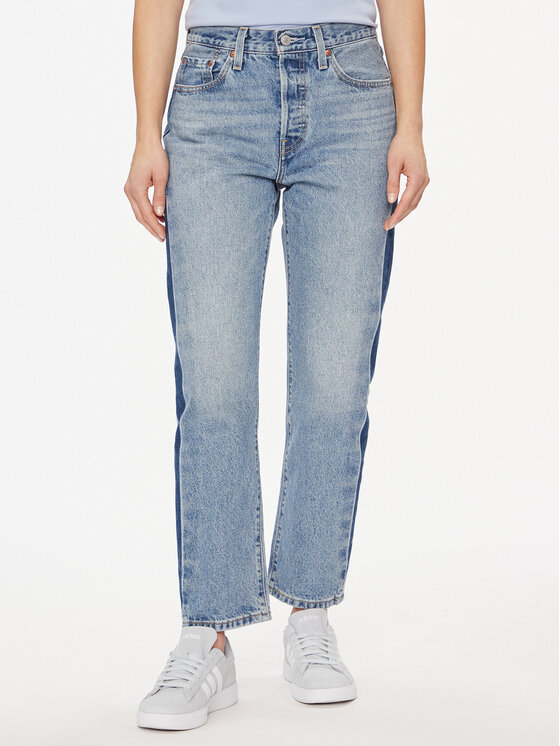 Levi's® Jeansy 501® 36200-0316 Niebieski Cropped Fit