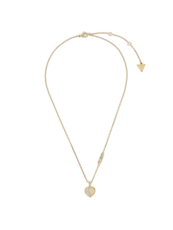 Guess Naszyjnik Lovely Guess JUBN03 035JW Żółte złocenie