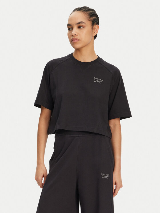 Reebok T-Shirt 100214092 139-18-00 Czarny Regular Fit