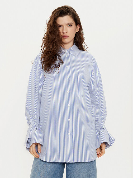 JOOP! Koszula 10018892 30044804 Niebieski Regular Fit