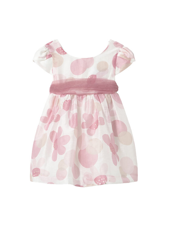 Mayoral Sukienka elegancka 1905 Różowy Regular Fit