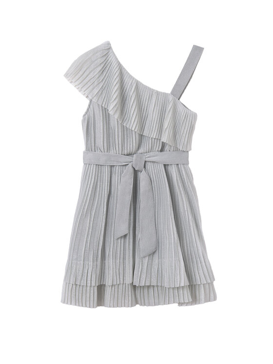 Mayoral Sukienka elegancka 6977 Szary Regular Fit