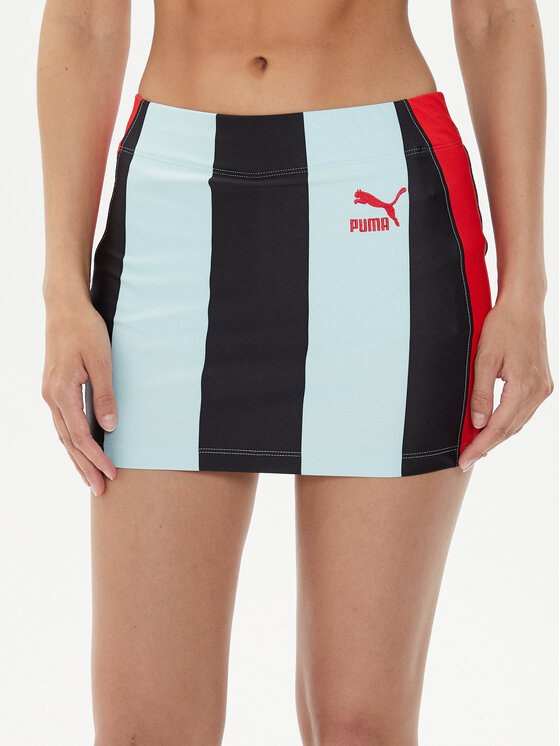 Puma Spódnica mini DUA LIPA 671256 Kolorowy Slim Fit