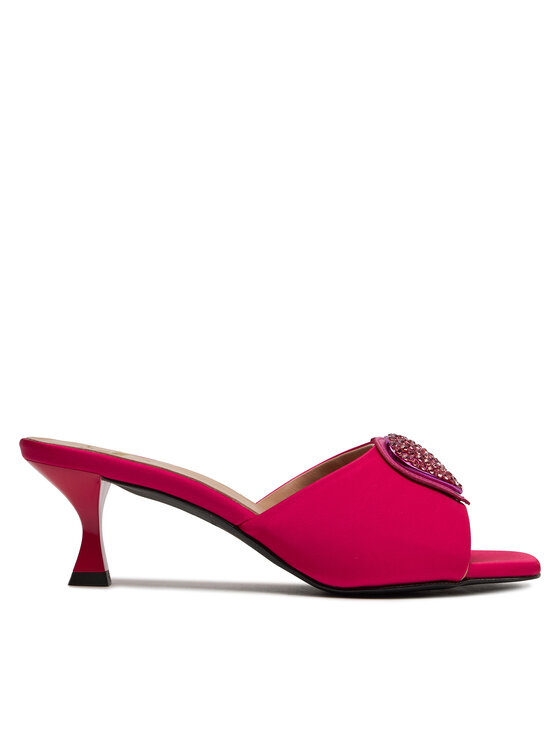 LOVE MOSCHINO Klapki JA28045G0IJO0604 Różowy