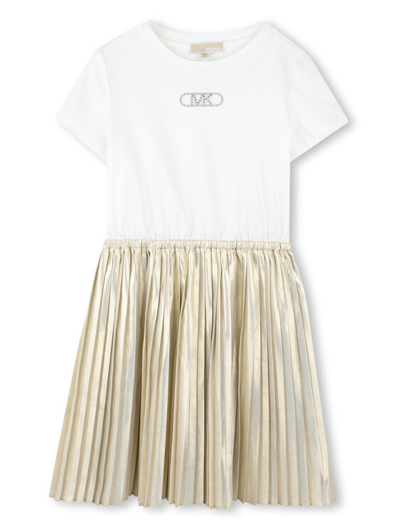 Michael Kors Sukienka codzienna R30343 S Złoty Regular Fit