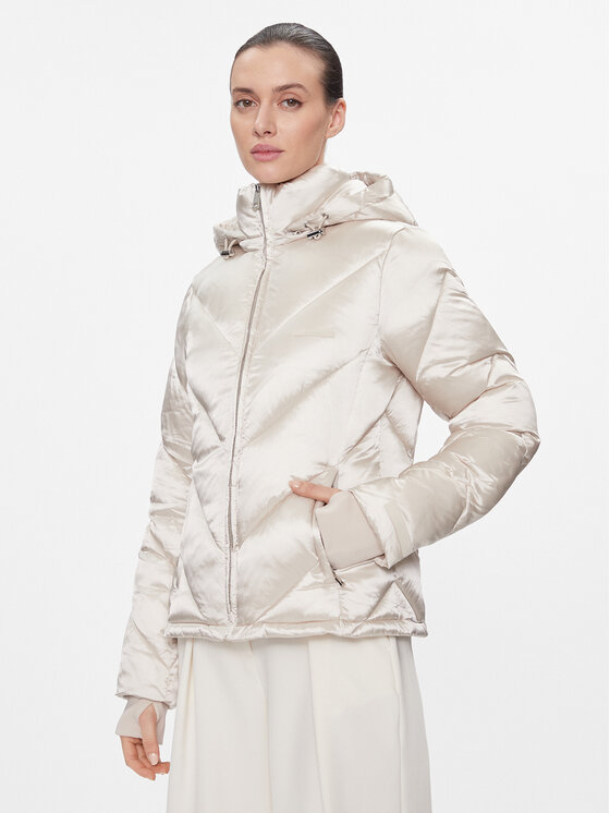 Calvin Klein Kurtka zimowa K20K207068 Biały Regular Fit