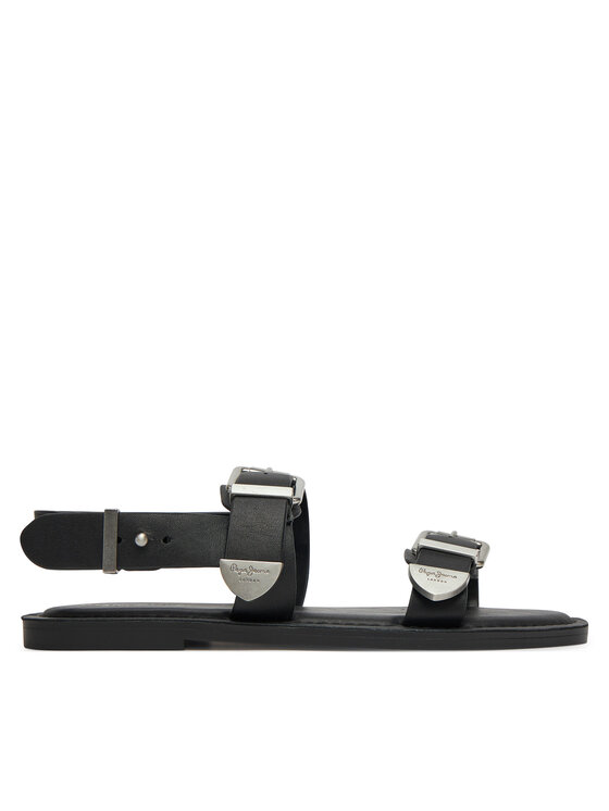 Pepe Jeans Sandały PLS90699 Czarny