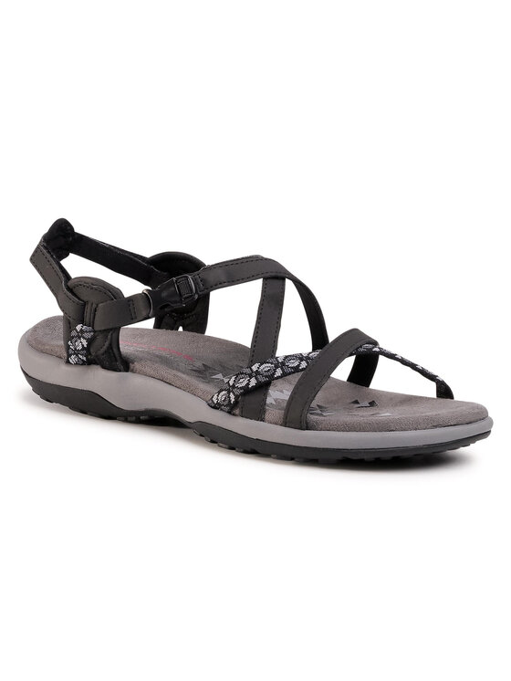 Skechers Sandały Reggae Slim 40955/BLK Czarny