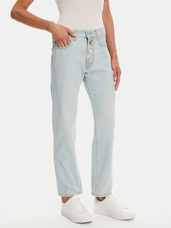 ViCOLO Jeansy DD5213 Błękitny Relaxed Fit