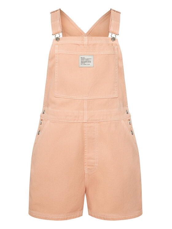 RVCA Ogrodniczki 23B091504 Różowy Relaxed Fit