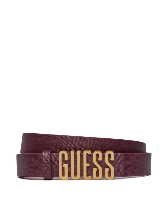 Guess Pasek Damski BW7848 P3425 Bordowy