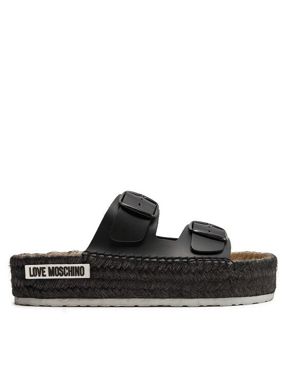 LOVE MOSCHINO Espadryle JA28233G0IIAX000 Czarny