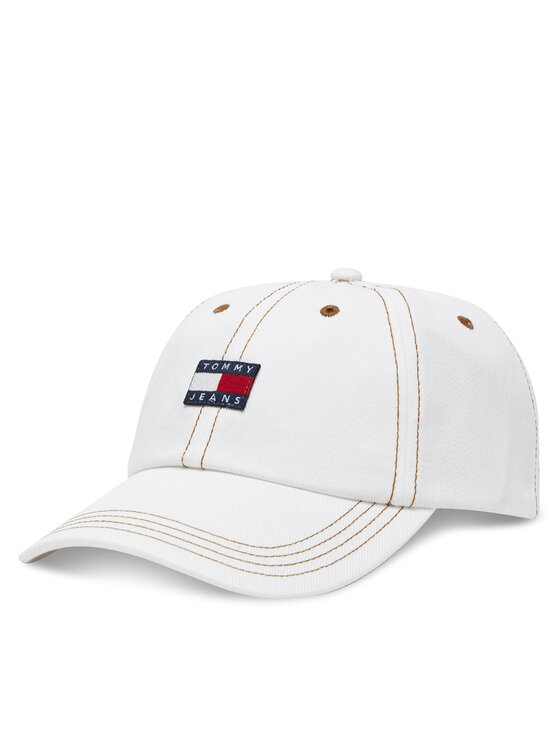 Tommy Hilfiger Czapka z daszkiem Heritage AW0AW17572 Écru