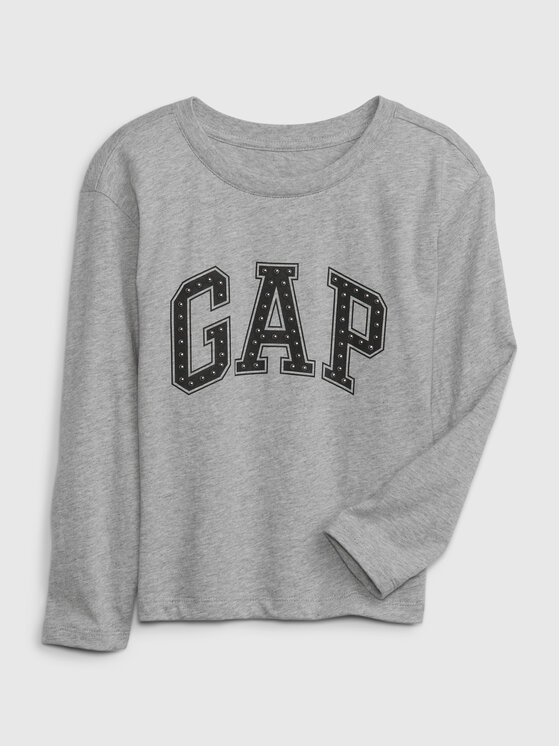 Gap Bluzka 787249-01 Szary Regular Fit
