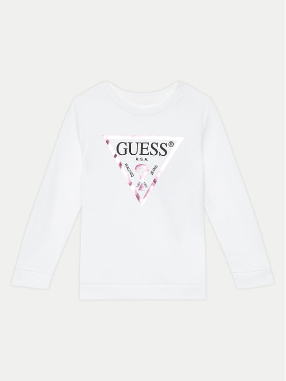 Guess Bluzka K74Q12 KAUG0 Biały Regular Fit