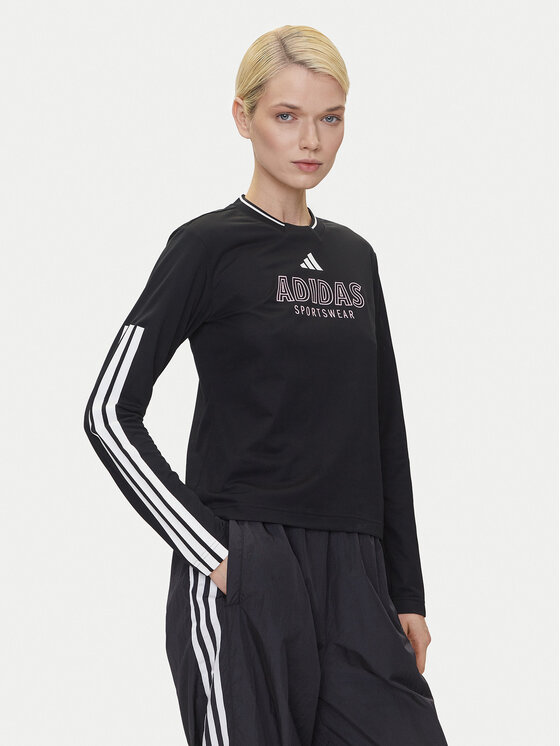 adidas Bluzka Tiro Cut 3-Stripes Mesh JG4085 Czarny Regular Fit
