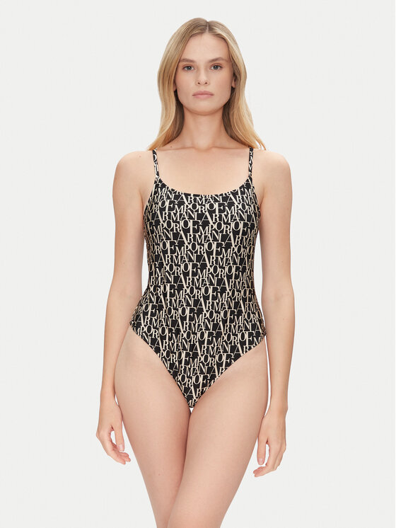 Emporio Armani Strój kąpielowy EW000797 AF12190 FC125 Czarny