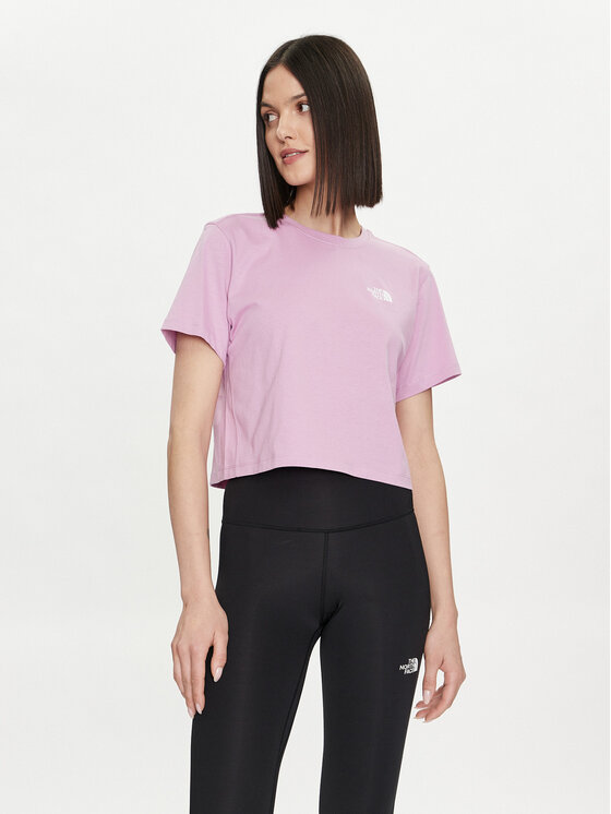 The North Face T-Shirt NF0A880N Różowy Regular Fit