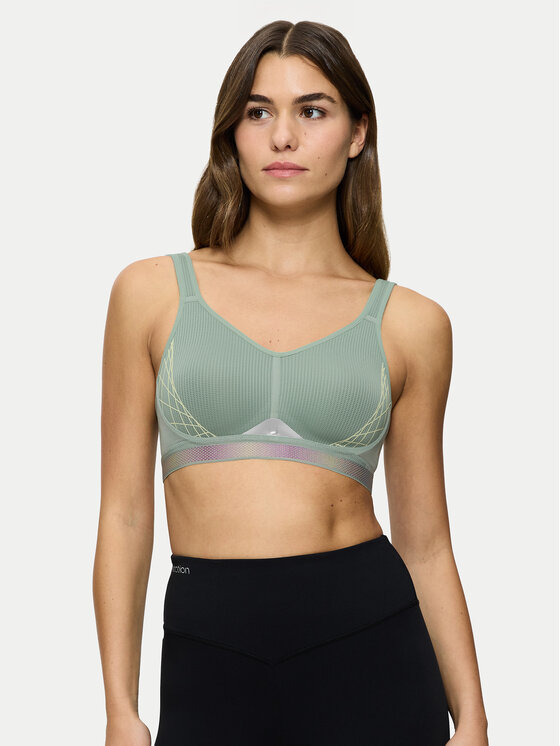 Triumph Biustonosz sportowy Triaction Cardio Flow 10205923 Zielony