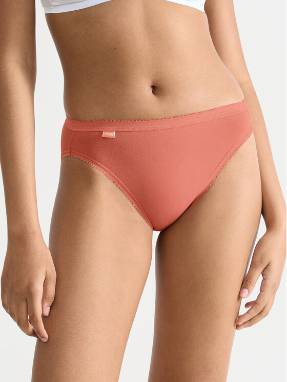 Sloggi Komplet 3 par fig klasycznych Basic 10222391 Różowy