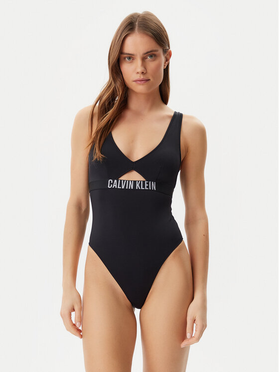 Calvin Klein Swimwear Strój kąpielowy KW0KW02746 Czarny