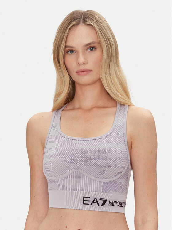 EA7 Emporio Armani Biustonosz sportowy 7W000517 AF13714 UA092 Fioletowy