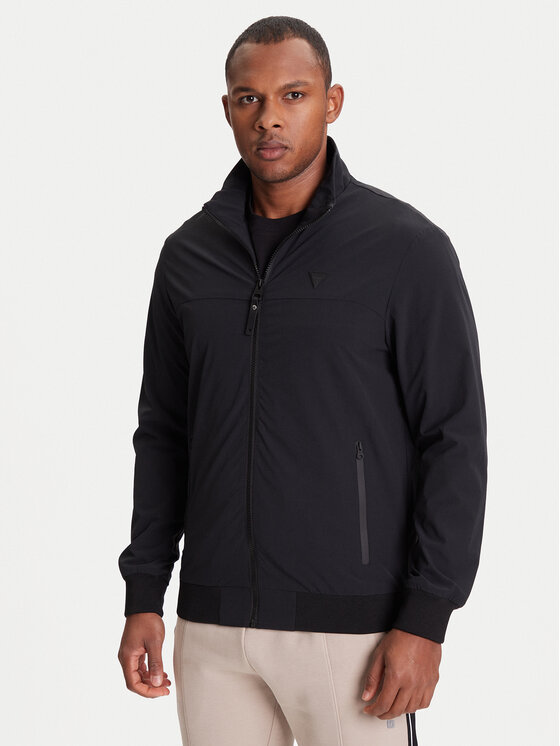 Guess Kurtka przejściowa Z5YL07 WH2H0 Czarny Regular Fit