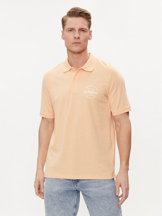Jack&Jones Polo Forest 12248621 Różowy Standard Fit