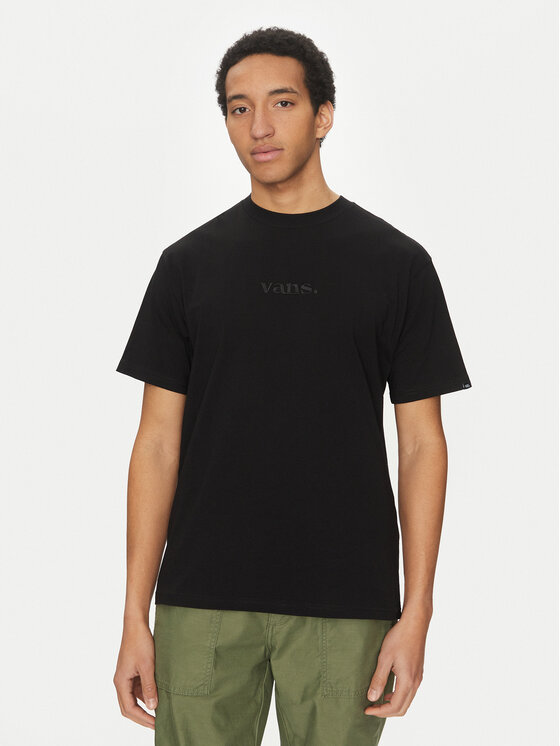Vans T-Shirt Essential VN000HPZ Czarny Loose Fit