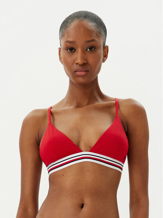 Tommy Hilfiger Góra od bikini UW0UW05805 Czerwony